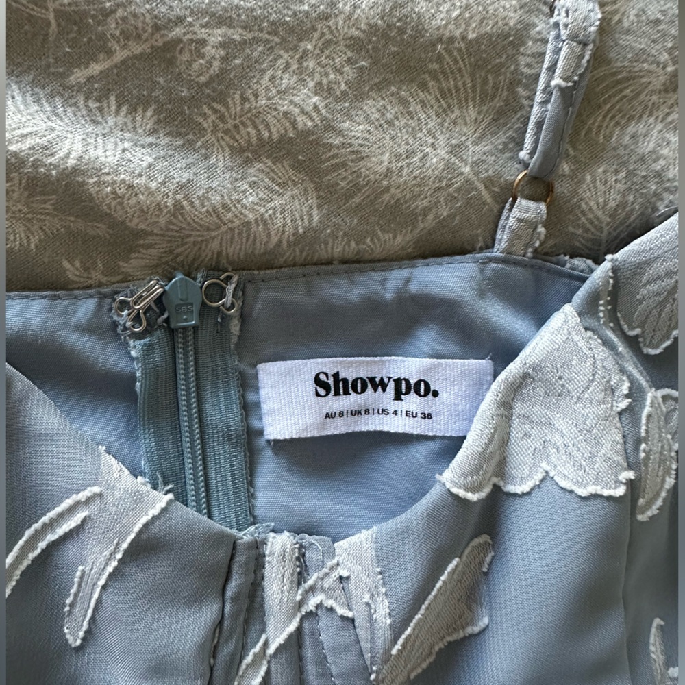Showpo Light Blue Floral Maxi Dress - Picture 10 of 11